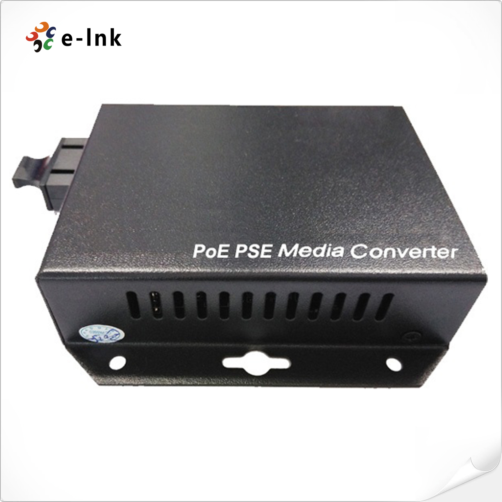 Wall-Mounted 10/100/100Mbps Gigabit PoE-PSE Fiber Media Converter
