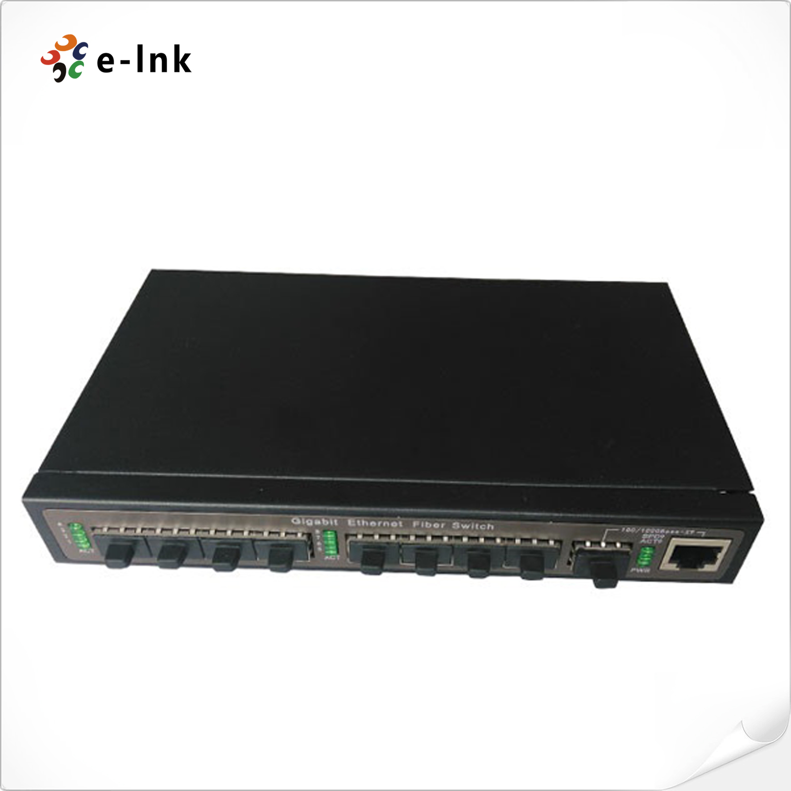 9-port SFP Managed or Unmanaged Fiber Switch