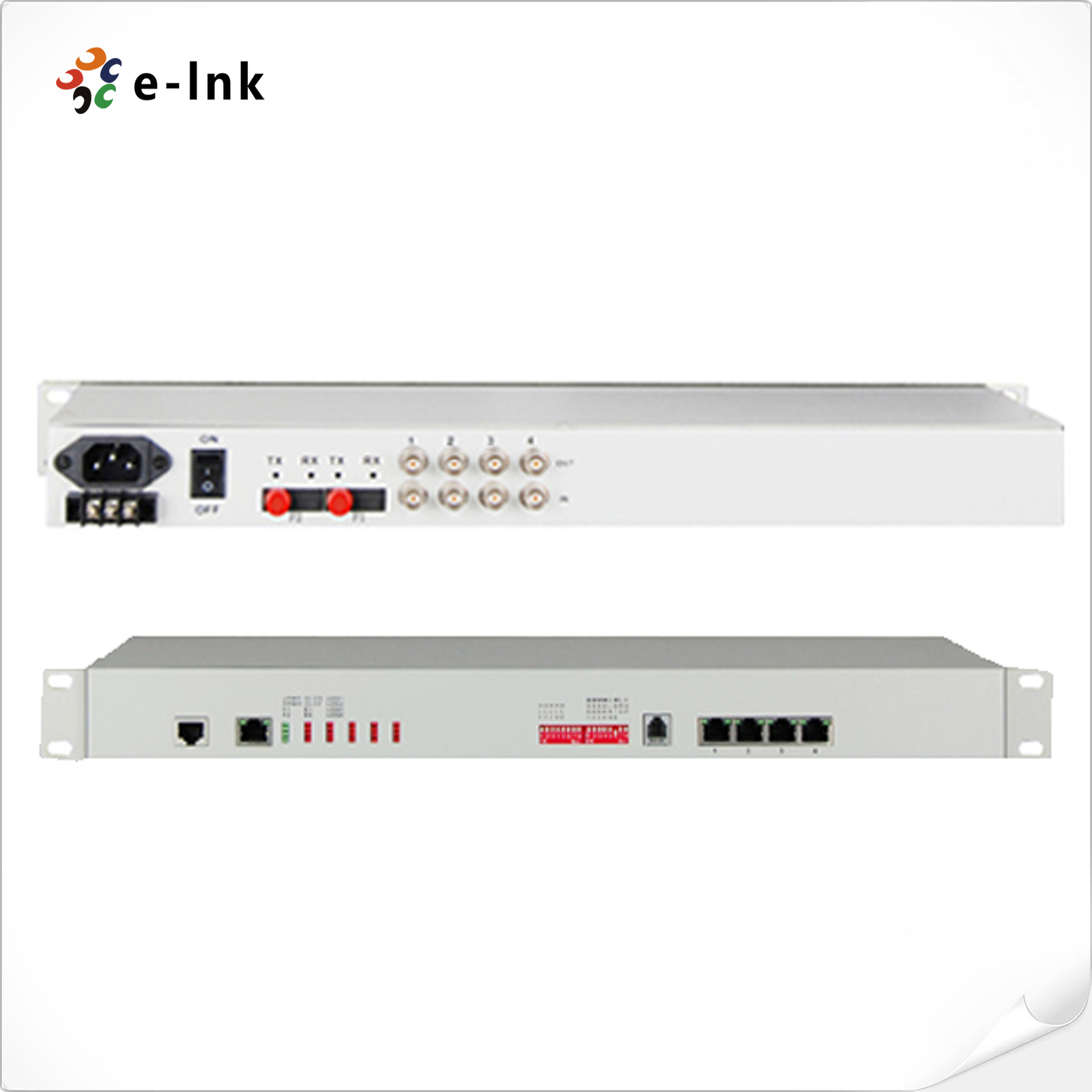 4E1 + 4FE 1+1 Fiber PDH Multiplexer