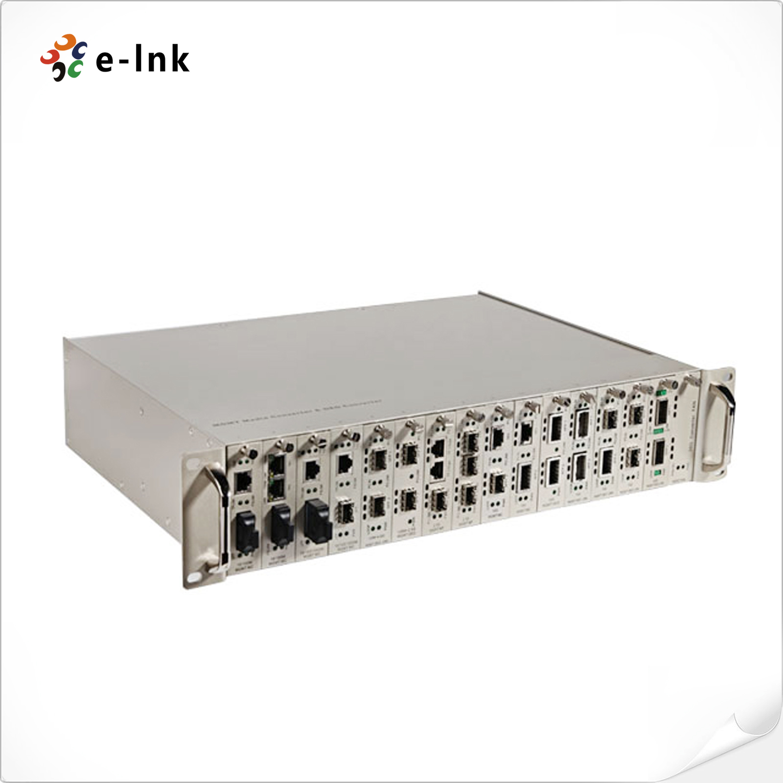 16 Slots Chassis and Centralized Manageable Media Converters